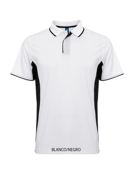 POLO MONTEMELO BLANCO/NEGRO