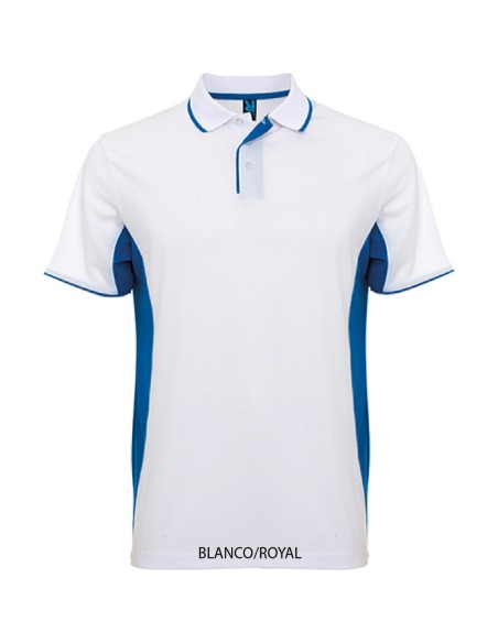 POLO MONTEMELO BLANCO/ROYAL